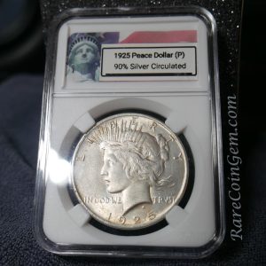 1925 Silver Peace Dollar - Rare Value 90% Silver Coin