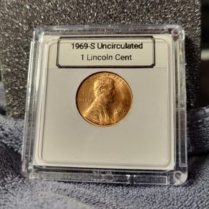 1969-S Uncirculated Lincoln Penny - Historic Coin